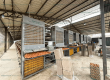 Automatic egg collector in operation at the farm