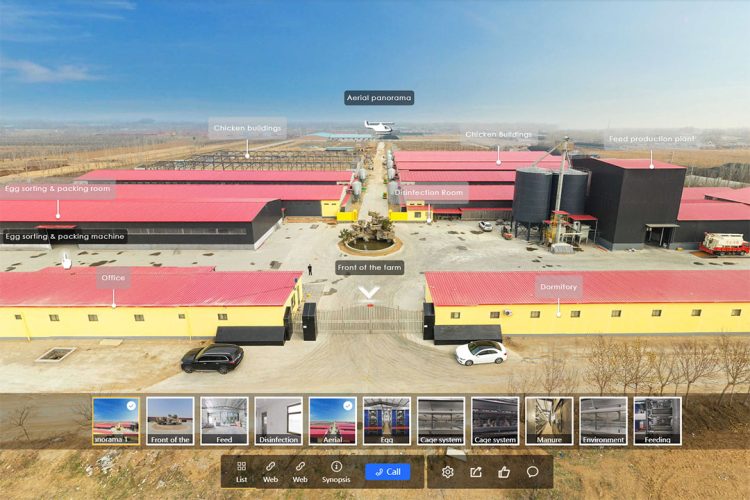 720 degree Panorama Poultry Farm Project
